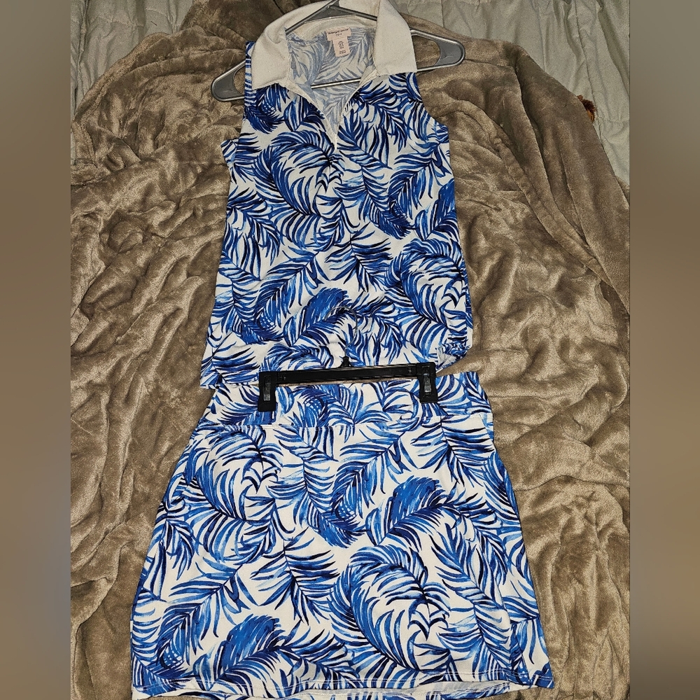 Golf outfit- skort + shirt